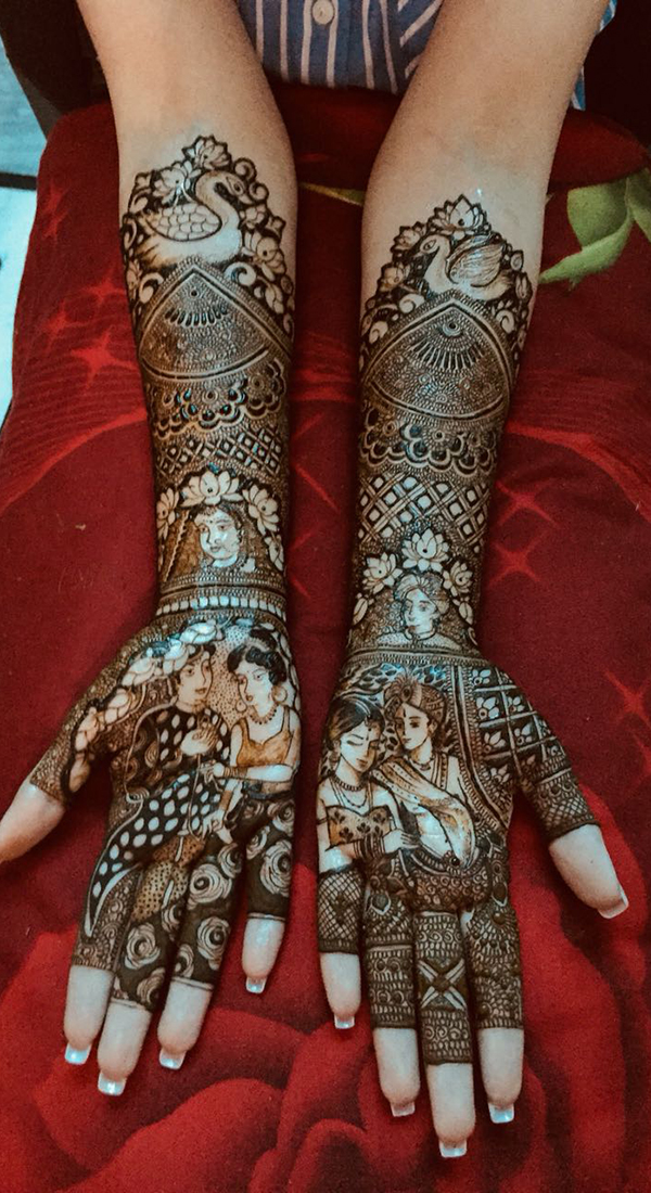 bridal designer mehndi