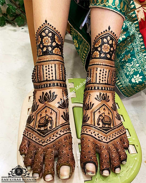 Floral mehndi Designs