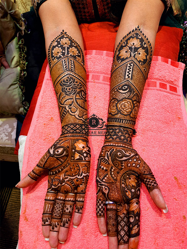 Traditional Indian mehndi Designs