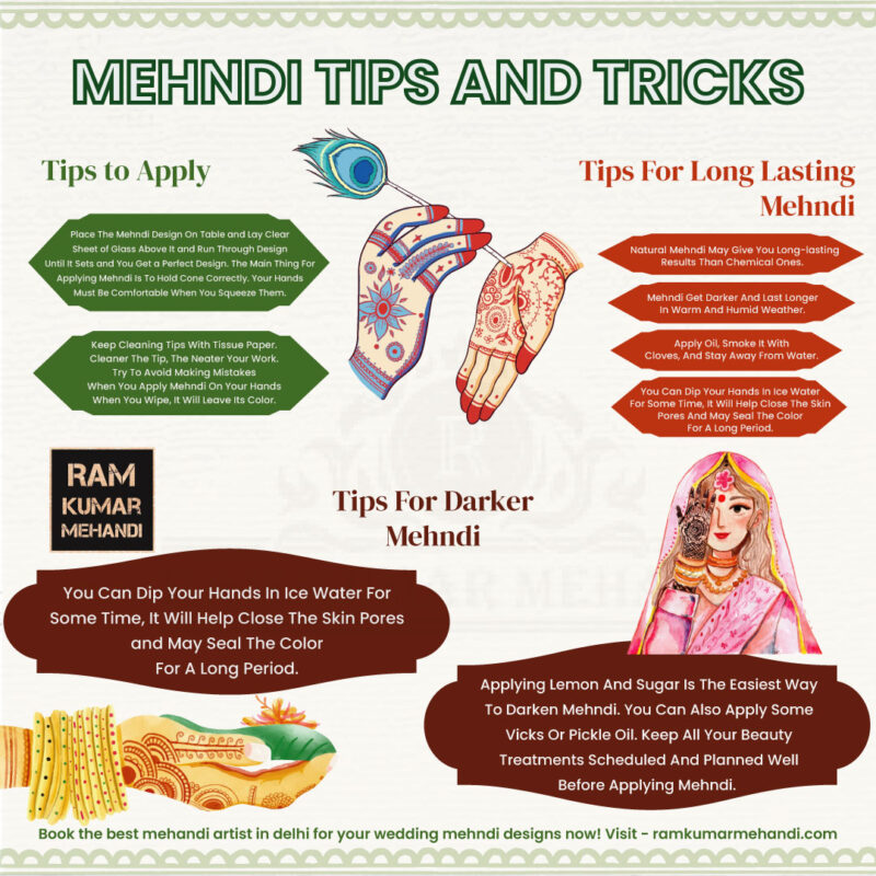 best mehndi tips and tricks