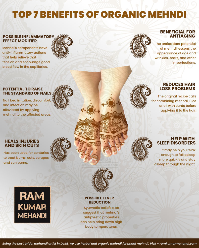 benefits of organic mehndi