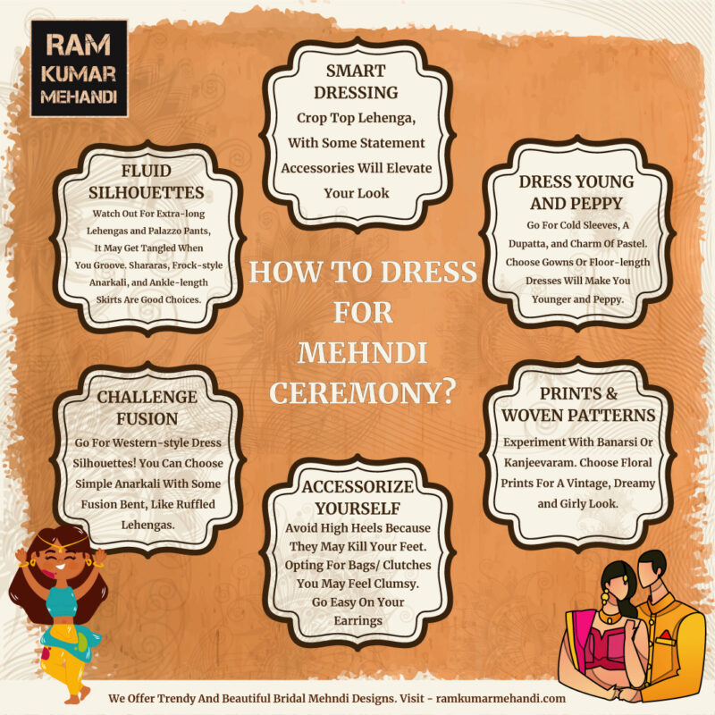 how to dress for mehndi ceremony