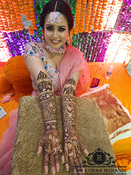 mehandi bride