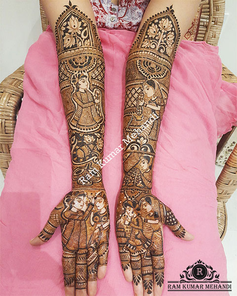 Bridal Mehndi Inspired By Your Wedding Look